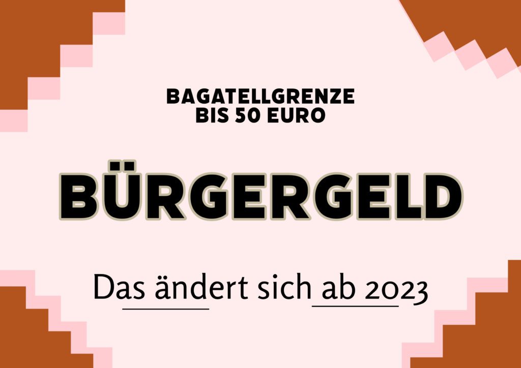 Bagatellgrenze beim Bürgergeld