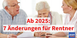 Rente: 7 bedeutende Änderungen die für Rentner wichtig sind